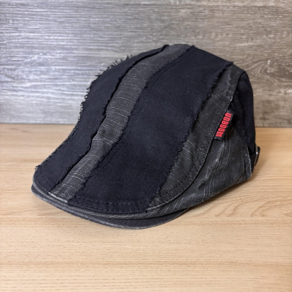 YOBOOM Hat Cap Strap Back Black Gray Ivy Flat Cap Driver Cabbie Patchwork Mens‎